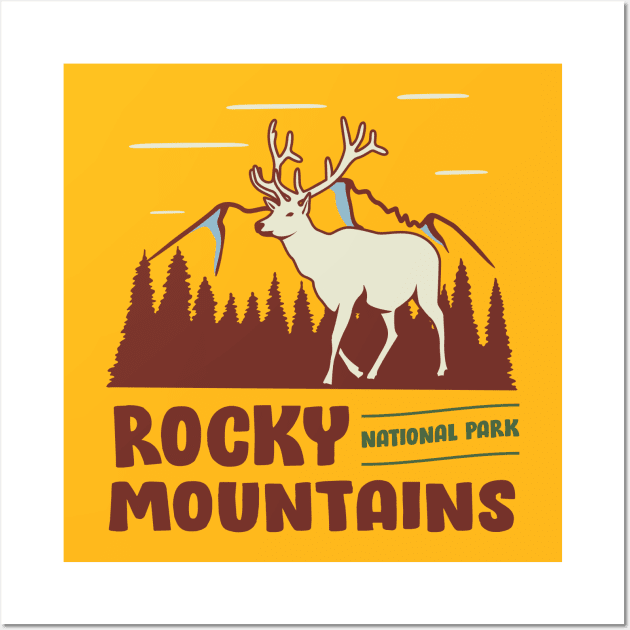 Rocky Mountains National Park Wall Art by Terrybogard97